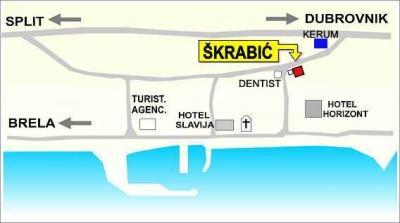 Ferienwohnung Kuca Skrabic Baška Voda Exterior foto